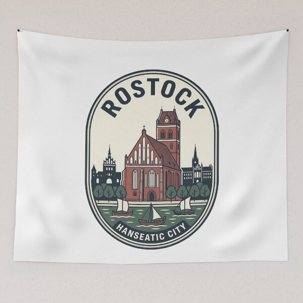 Item preview, Vintage Rostock Hanseatic City Travel Badge designed and sold by k3rstman1.
