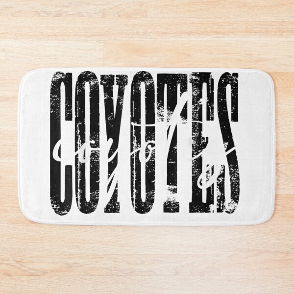 Item preview, Coyotes Elegant White Script Layered Distressed Urban Wild Animal designed and sold by YubitaLeLe.