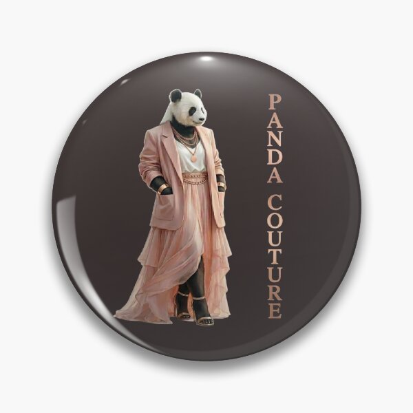 Item preview, Panda Couture Fashion Illustration designed and sold by MegaNovaArt.