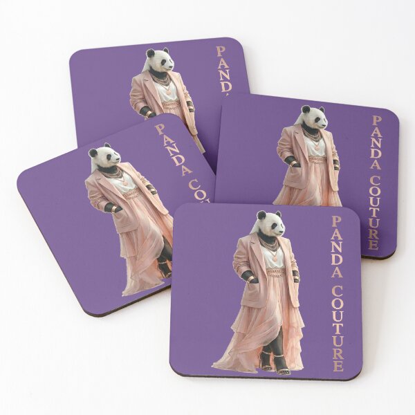 Item preview, Panda Couture Fashion Illustration designed and sold by MegaNovaArt.