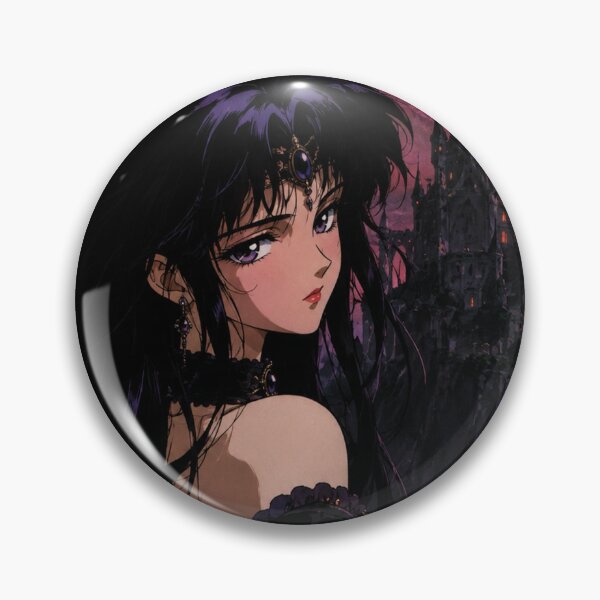 Item preview, Retro Dark Fantasy Anime Gothic Girl Bloodmoon designed and sold by bapupa.