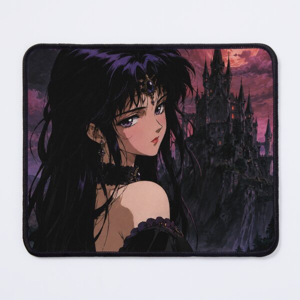 Item preview, Retro Dark Fantasy Anime Gothic Girl Bloodmoon designed and sold by bapupa.