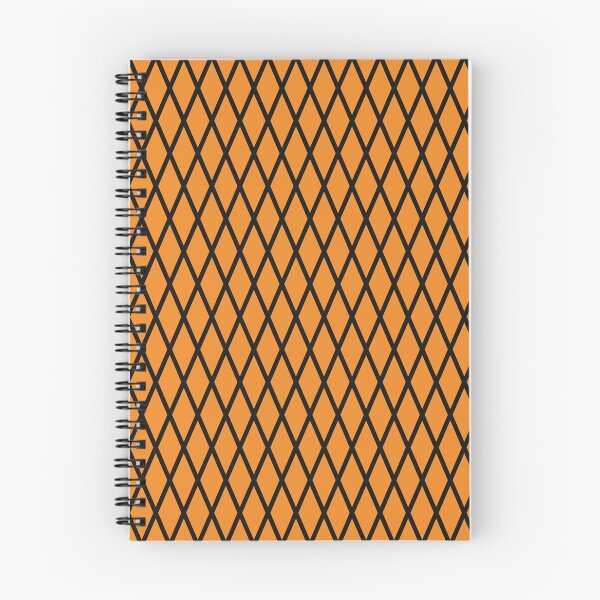 Item preview, Orange And Black Lattice Pattern designed and sold by pattern-archive.