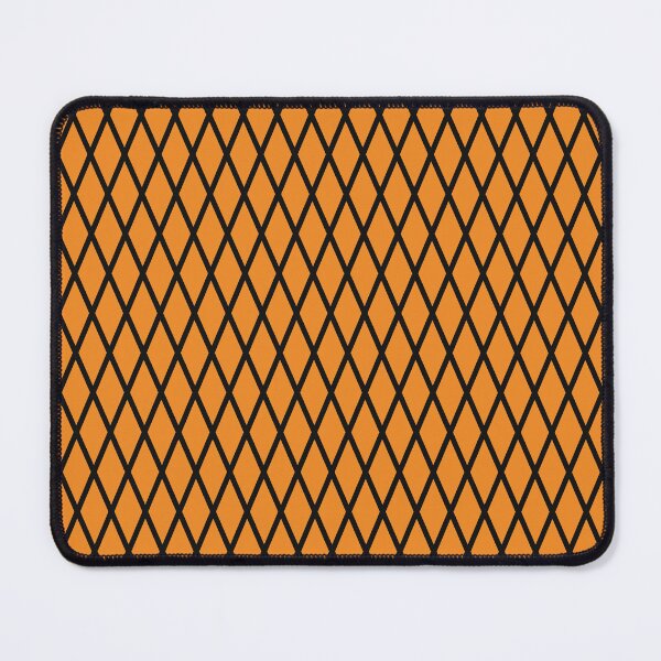 Item preview, Orange And Black Lattice Pattern designed and sold by pattern-archive.