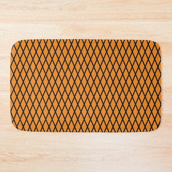 Item preview, Orange And Black Lattice Pattern designed and sold by pattern-archive.