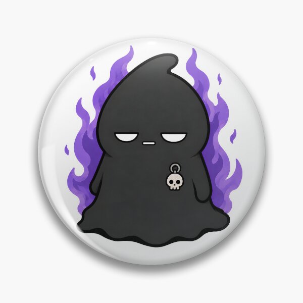 Item preview, Sleepy Ghost With Purple Flames designed and sold by smktheduck.