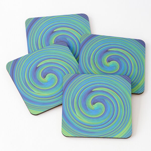 Item preview, Swirling OBP Wings coasters designed and sold by Friends of OBP.