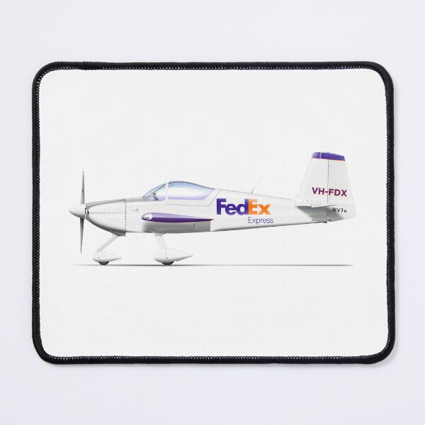 Item preview, VANS AIRCRAFT RV-7 FEDEX designed and sold by Grubby Fingers Aircraft Illustration.