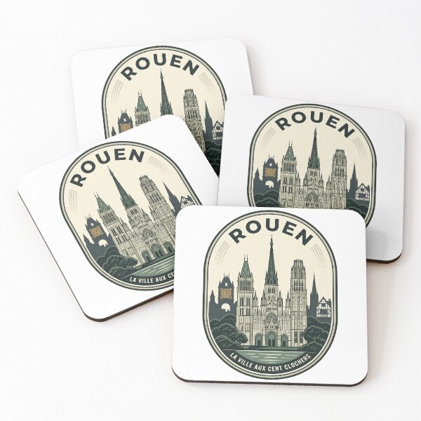 Item preview, Vintage Rouen France Cathedral Travel Badge designed and sold by k3rstman1.