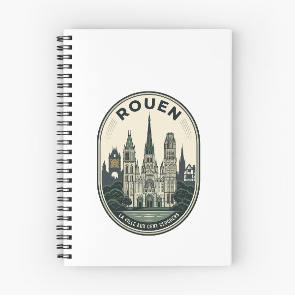 Item preview, Vintage Rouen France Cathedral Travel Badge designed and sold by k3rstman1.