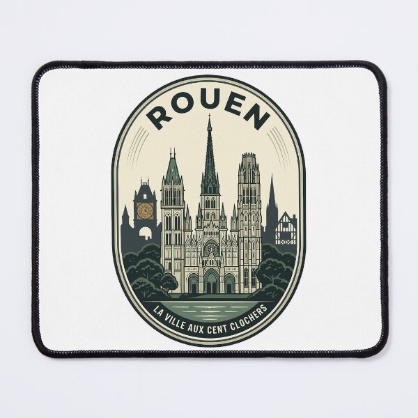 Item preview, Vintage Rouen France Cathedral Travel Badge designed and sold by k3rstman1.