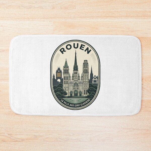 Item preview, Vintage Rouen France Cathedral Travel Badge designed and sold by k3rstman1.