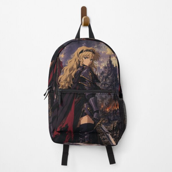 Item preview, Retro Dark Fantasy Anime Knight Girl Battlefield designed and sold by bapupa.