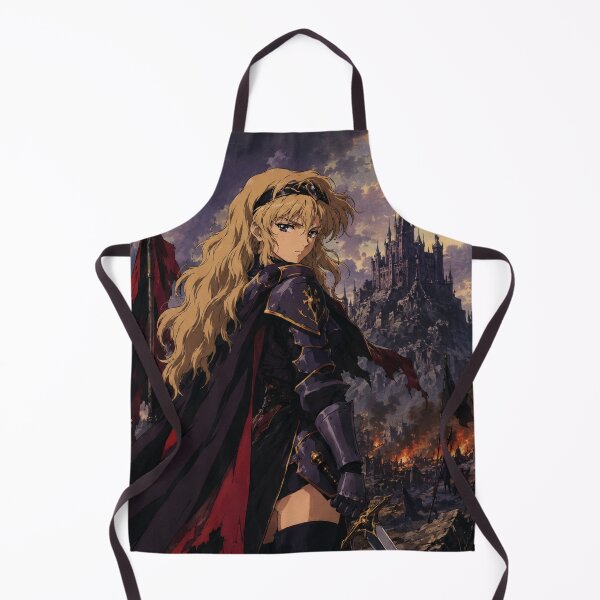 Item preview, Retro Dark Fantasy Anime Knight Girl Battlefield designed and sold by bapupa.