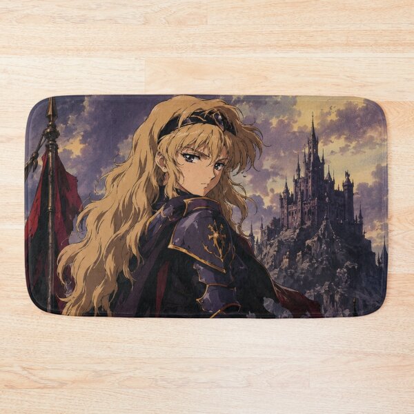 Artikelvorschau, Retro Dark Fantasy Anime Rittermädchen Schlachtfeld entworfen und verkauft von bapupa.