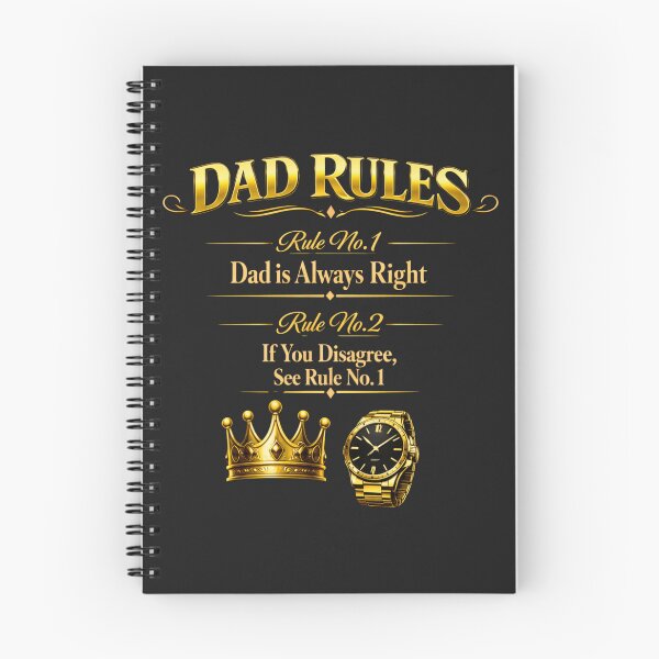 Item preview, Funny Dad Rules Shirt - Dad is Always Right  designed and sold by MyWellbeing26.