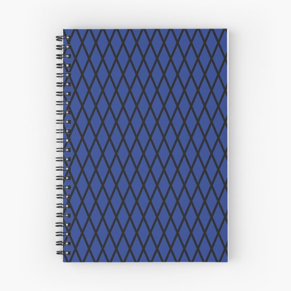 Item preview, Royal Blue And Black Lattice Pattern designed and sold by pattern-archive.