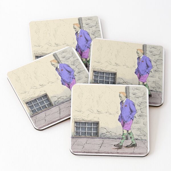 Item preview, Original artwork. Stylish man walking Watercolour designed and sold by KALEIDOSCOPE UK.