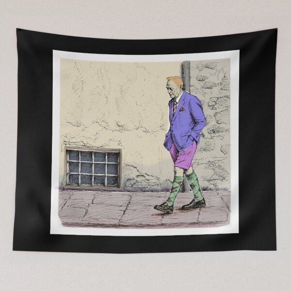 Item preview, Original artwork. Stylish man walking Watercolour designed and sold by KALEIDOSCOPE UK.
