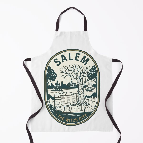 Item preview, Vintage Salem Massachusetts Witch City Cemetery Design designed and sold by k3rstman1.
