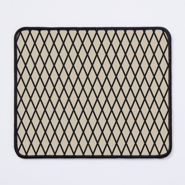 Item preview, Sand And Black Lattice Pattern designed and sold by pattern-archive.