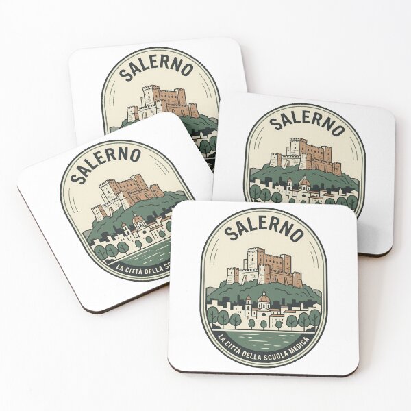 Item preview, Salerno Italy Vintage Travel Badge Castle designed and sold by k3rstman1.