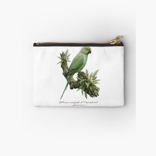 Item preview, Rose-ringed Parakeet on Mossy Branch designed and sold by Takeda-art.