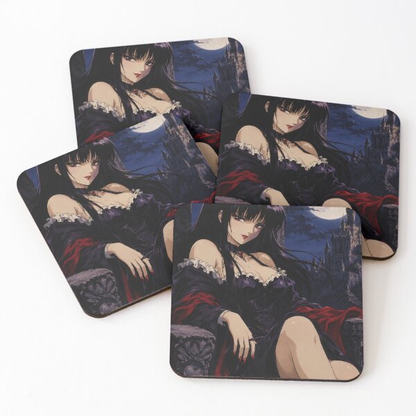 Item preview, Retro Anime Goth Girl Queen Throne designed and sold by bapupa.