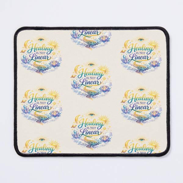 Item preview, Healing Is Not Linear Spiritual Sticker designed and sold by hutofdesigns.