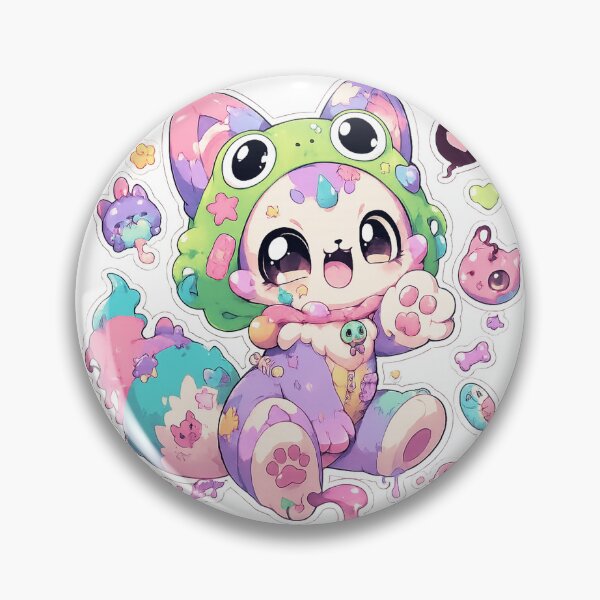 Item preview, Candy Splash Kawaii Beast Sticker designed and sold by CuteRage.