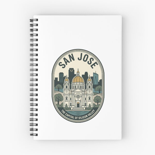 Item preview, San Jose Silicon Valley Cathedral Skyline Badge designed and sold by k3rstman1.