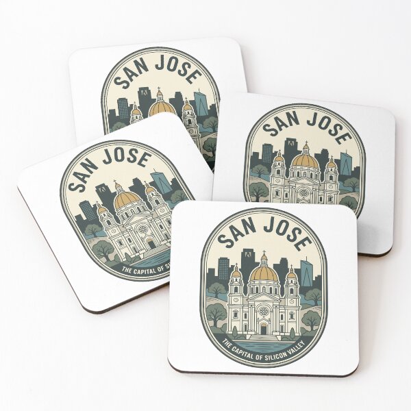 Item preview, San Jose Silicon Valley Cathedral Skyline Badge designed and sold by k3rstman1.