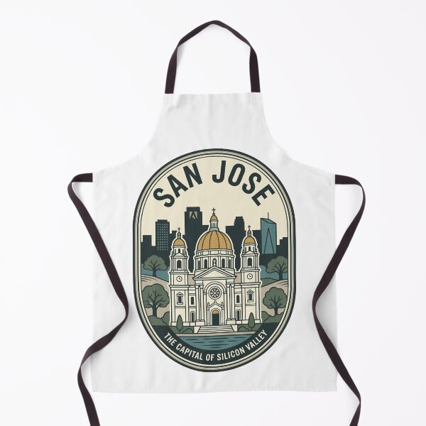 Item preview, San Jose Silicon Valley Cathedral Skyline Badge designed and sold by k3rstman1.