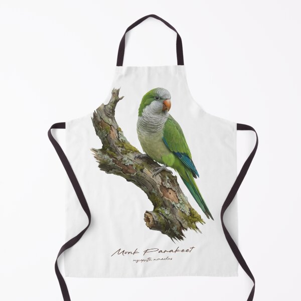 Item preview, Monk Parakeet on Mossy Branch designed and sold by Takeda-art.
