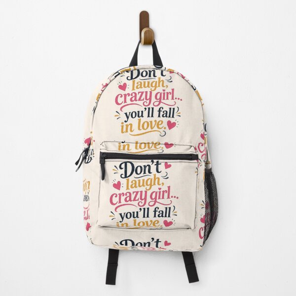 Item preview, Don’t Laugh Crazy Girl Funny Quote Sticker designed and sold by Ishratparween11.