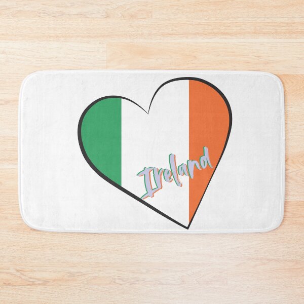 Item preview, Ireland Heart Flag | Irish Pride Retro Style Design designed and sold by EmmaEddyStore.