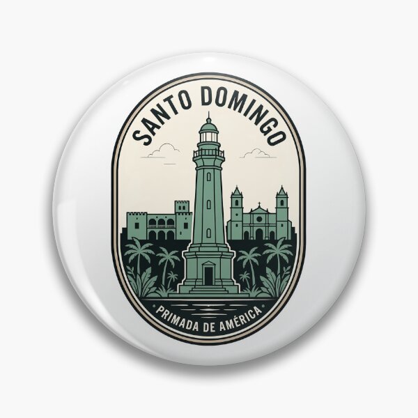 Item preview, Santo Domingo Dominican Republic Vintage Travel Emblem designed and sold by k3rstman1.