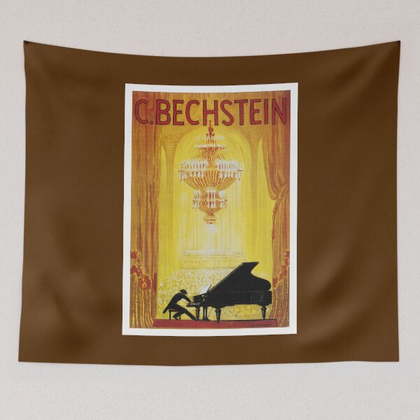 Item preview, 1920s German Piano Advertisement Poster designed and sold by xposedbydesign.