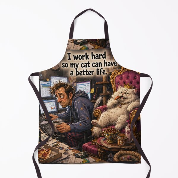 Item preview, Working Hard for My Cat designed and sold by Bandey one.