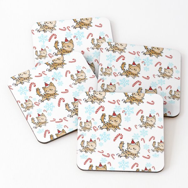 Item preview, Christmas Cat Cute Illustration designed and sold by dremneaw.