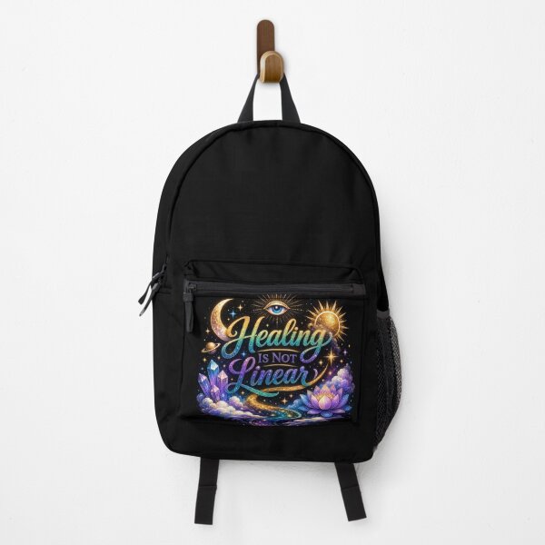 Item preview, Healing Is Not Linear Spiritual poster designed and sold by hutofdesigns.