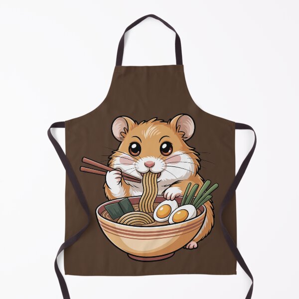 Item preview, Hamster Enjoying Ramen designed and sold by jkrphoto.
