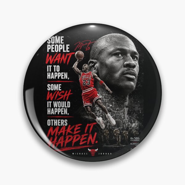 Artikelvorschau, Michael Jordan Make It Happen Poster entworfen und verkauft von ArtByRahim.