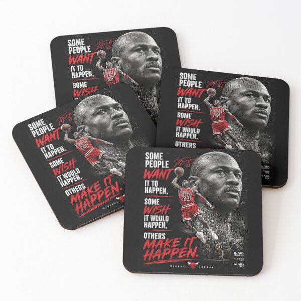 Item preview, Michael Jordan Make It Happen Poster designed and sold by ArtByRahim.