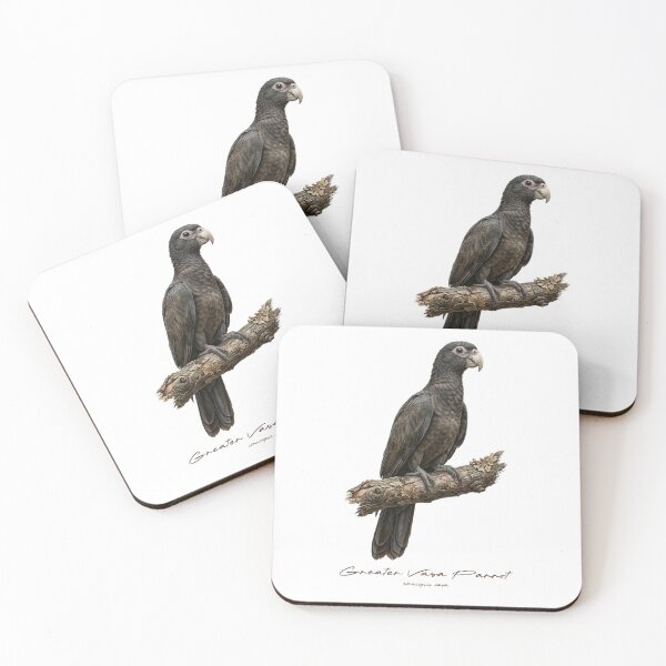 Item preview, Greater Vasa Parrot on Branch designed and sold by Takeda-art.