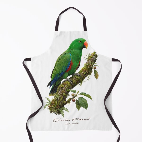Item preview, Eclectus Parrot on Mossy Branch designed and sold by Takeda-art.