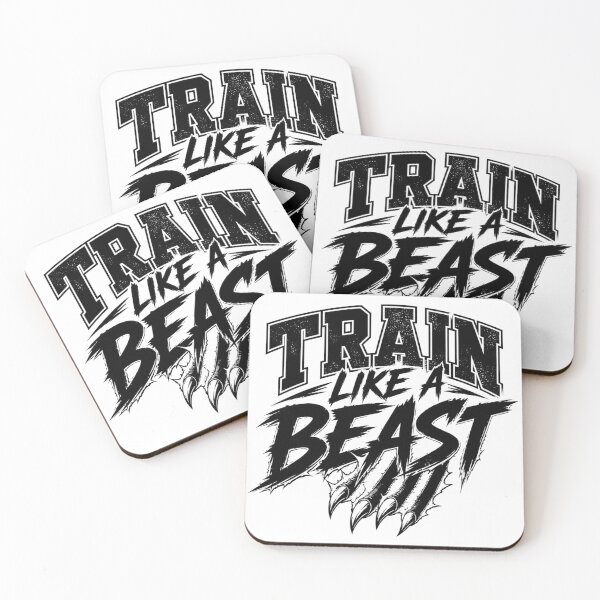 Item preview, Train Like a Beast – Fierce Fitness Motivation Design designed and sold by ABLAT_CREATIONS.