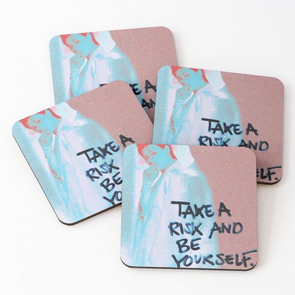 Item preview, Wooyoung "take a risk and be yourself" designed and sold by SkyAndInfinity.
