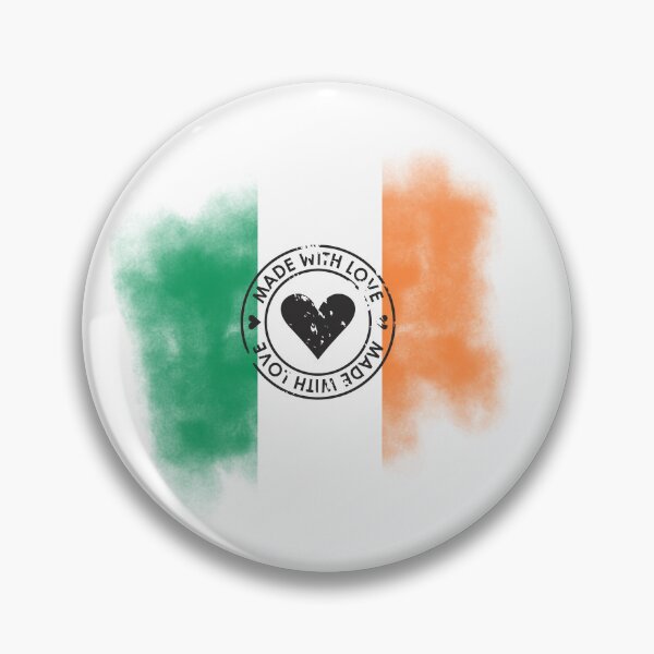 Item preview, Ireland Flag Paint Style | Made With Love Irish Design designed and sold by EmmaEddyStore.