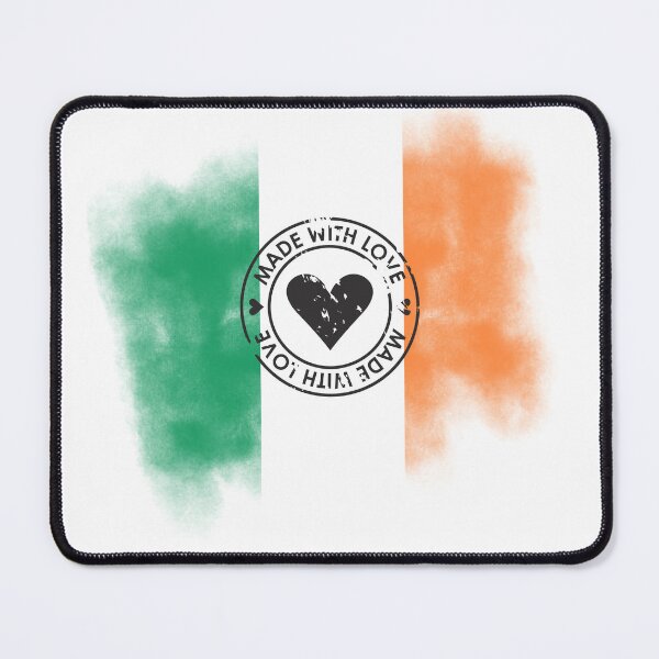 Item preview, Ireland Flag Paint Style | Made With Love Irish Design designed and sold by EmmaEddyStore.